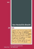 Cover: Von Hesiod bis Brecht - WVT Wissenschaftlicher Verlag Trier