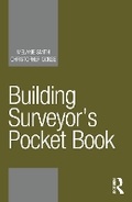 Cover: Building Surveyor's Pocket Book - Routledge