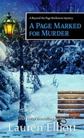 Cover: A Page Marked for Murder - Wheeler Publishing Large Print
