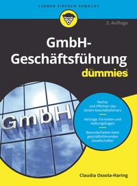 Abbildung von: GmbH-Geschäftsführung für Dummies - Wiley-VCH