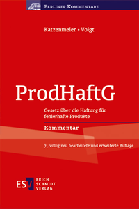 Abbildung von: ProdHaftG - Erich Schmidt Verlag