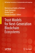 Cover: Trust Models for Next-Generation Blockchain Ecosystems - Springer