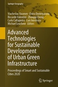 Cover: Advanced Technologies for Sustainable Development of Urban Green Infrastructure - Springer