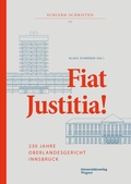 Cover: Fiat Justitia! - Universit&auml;tsverlag Wagner