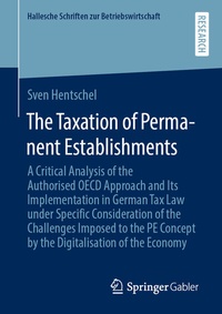 Abbildung von: The Taxation of Permanent Establishments - Springer Gabler