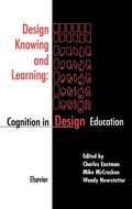 Cover: Design Knowing and Learning - Elsevier