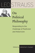 Cover: Leo Strauss on Political Philosophy - University of Chicago Press