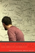 Cover: The Brecht Yearbook / Das Brecht-Jahrbuch 46 - Camden House Inc
