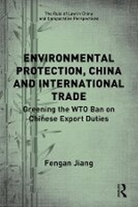 Abbildung von: Environmental Protection, China and International Trade - Routledge