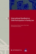 Cover: International Handbook on Child Participation in Family Law, 51 - Intersentia Ltd