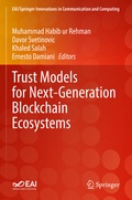 Cover: Trust Models for Next-Generation Blockchain Ecosystems - Springer