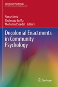 Cover: Decolonial Enactments in Community Psychology - Springer