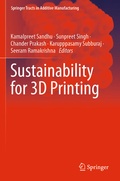 Cover: Sustainability for 3D Printing - Springer