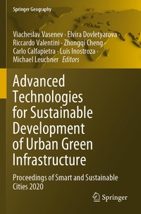 Enlarge image Cover: Advanced Technologies for Sustainable Development of Urban Green Infrastructure - Springer