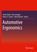 Cover: Automotive Ergonomics - Springer
