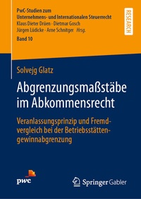 Abbildung von: Abgrenzungsmaßstäbe im Abkommensrecht - Springer Gabler