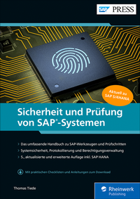 Abbildung von: Sicherheit und Prüfung von SAP-Systemen - SAP PRESS
