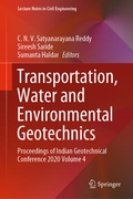 Cover: Transportation, Water and Environmental Geotechnics - Springer