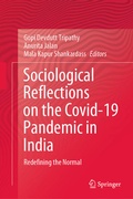 Cover: Sociological Reflections on the Covid-19 Pandemic in India - Springer