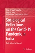 Cover: Sociological Reflections on the Covid-19 Pandemic in India - Springer