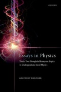 Cover: Essays in Physics - Oxford University Press