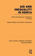 Cover: Aid and Inequality in Kenya - Routledge