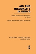 Cover: Aid and Inequality in Kenya - Routledge