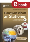 Cover: Hauswirtschaft an Stationen Klasse 8 - Auer Verlag