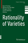 Cover: Rationality of Varieties - Birkh&auml;user