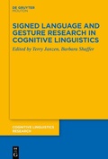 Cover: Signed Language and Gesture Research in Cognitive Linguistics - De Gruyter Mouton