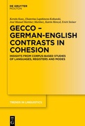 Cover: GECCo - German-English Contrasts in Cohesion - De Gruyter Mouton