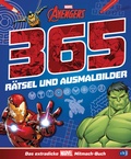 Cover: MARVEL Avengers 365 R&auml;tsel und Ausmalbilder - Das extradicke MARVEL-Mitmach-Buch - cbj