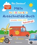 Cover: Mein kunterbuntes Ausschneidebuch - Fahrzeuge. Schneiden, kleben, malen ab 3 Jahren. Mit Scherenf&uuml;hrerschein - Bassermann