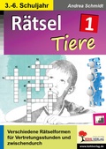 Cover: R&auml;tsel / Band 1: Tiere - KOHL VERLAG Der Verlag mit dem Baum