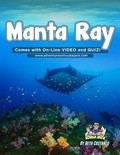 Cover: Manta Ray Activity Workbook For Kids - The Adventures of Scuba Jack