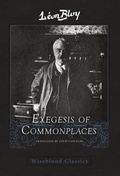 Cover: Exegesis of Commonplaces - Wiseblood Books