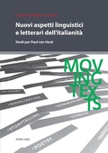 Cover: Nuovi aspetti linguistici e letterari dell'italianit&agrave; - Peter Lang Verlag