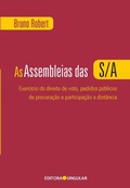 Cover: As Assembleias das S/A - Editora Singular