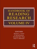 Cover: Handbook of Reading Research, Volume IV - Routledge