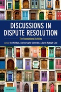 Bild: Discussions in Dispute Resolution - OUP eBook