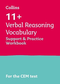 Enlarge image Cover: 11+ Verbal Reasoning Vocabulary Support and Practice Workbook - Collins