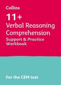 Cover: 11+ Verbal Reasoning Comprehension Support and Practice Workbook - Collins