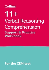 Enlarge image Cover: 11+ Verbal Reasoning Comprehension Support and Practice Workbook - Collins