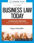 Cover: Cengage Infuse for Miller's Business Law Today, Standard: Text & Summarized Cases, 2 Terms Printed Access Card - Cengage Learning