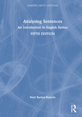Cover: Analysing Sentences - Routledge