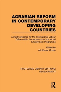 Enlarge image Cover: Agrarian Reform in Contemporary Developing Countries - Routledge