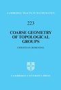 Cover: Coarse Geometry of Topological Groups - Cambridge University Press