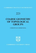Cover: Coarse Geometry of Topological Groups - Cambridge University Press