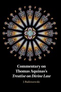 Cover: Commentary on Thomas Aquinas's Treatise on Divine Law - Cambridge University Press