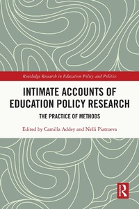 Enlarge image Cover: Intimate Accounts of Education Policy Research - Routledge